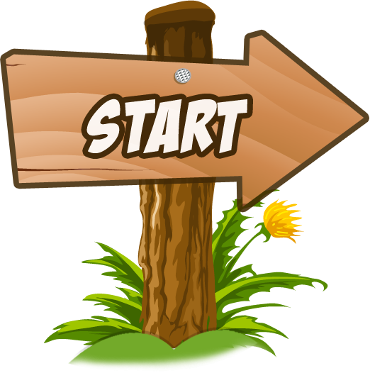 Старт мультяшный