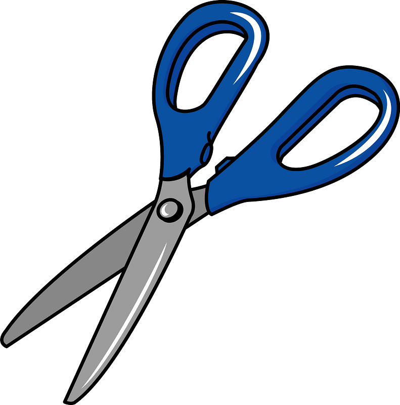 Ножницы мультяшный