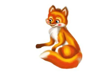 Лиса Сказочная для детей