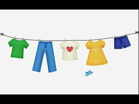 Одежда на веревке