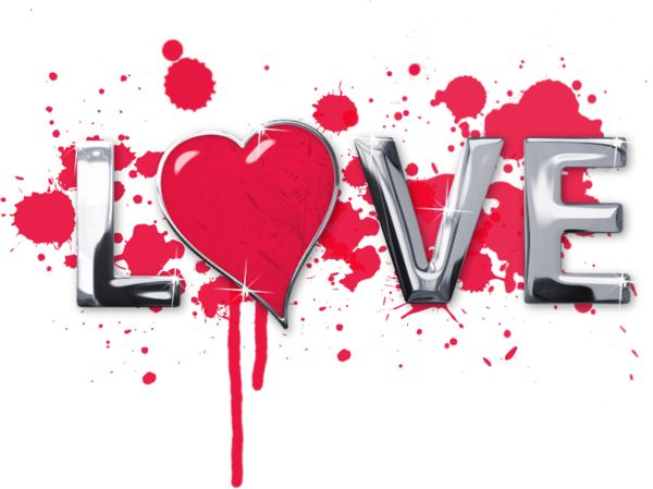 Надпись Love