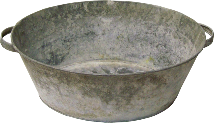Чугунный тазик