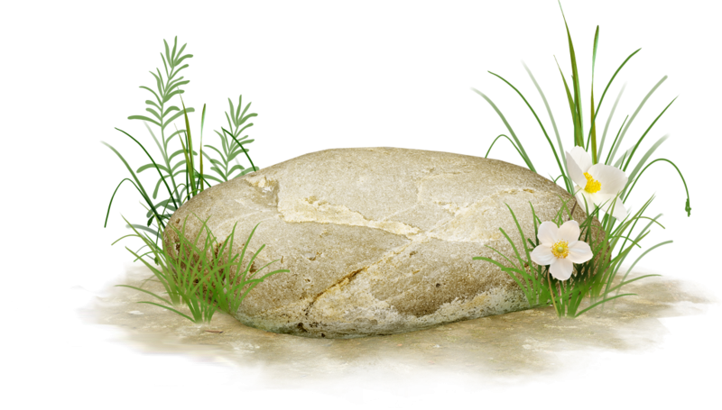 Булыжник на белом фоне