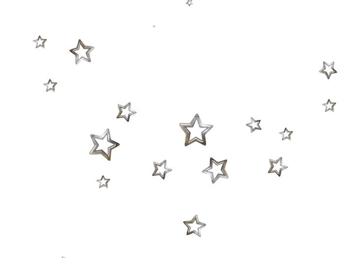 Звездочки на белом фоне