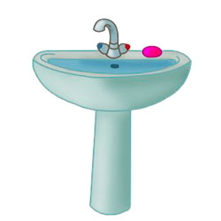 Умывальник мультяшный