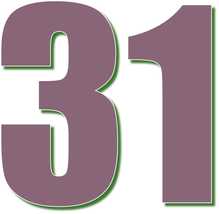 Цифры на прозрачном фоне