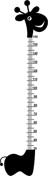 Ростомер шкала