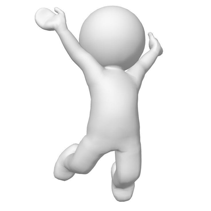 Человечек на прозрачном фоне