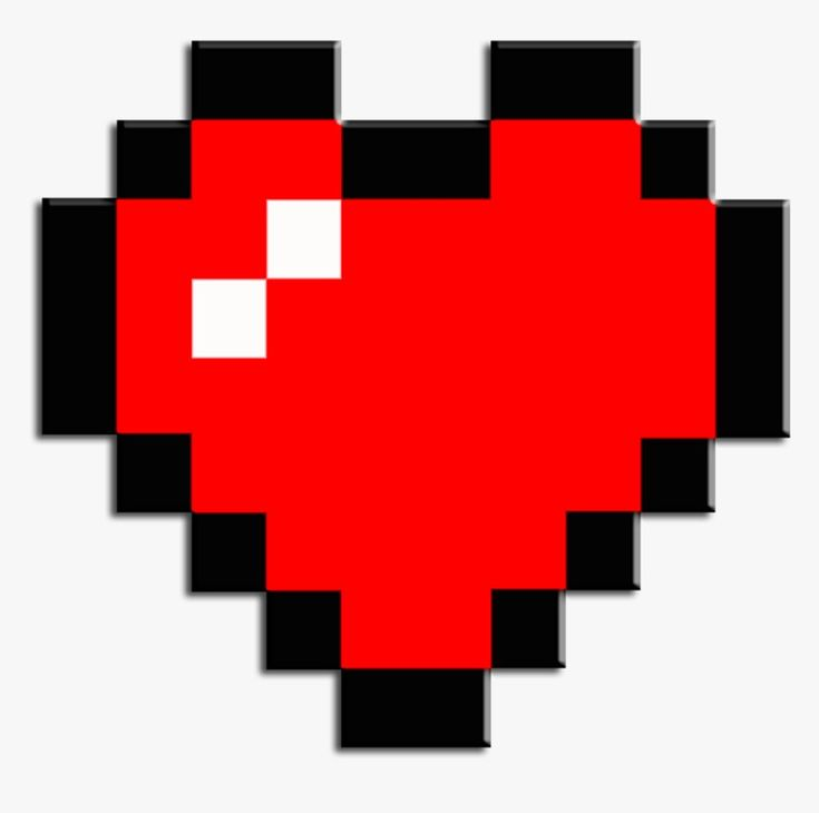 Сердечко из МАЙНКРАФТА