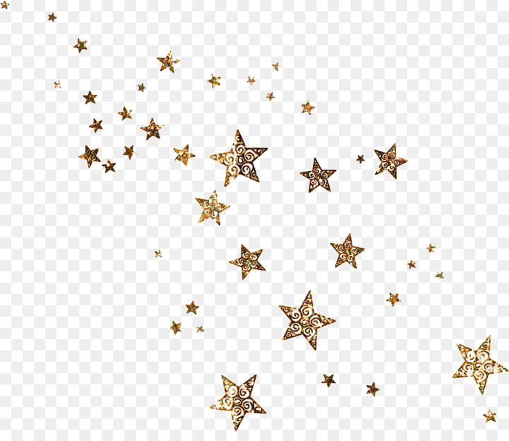Звезды на прозрачном фоне