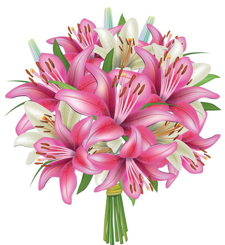 Букет лилий