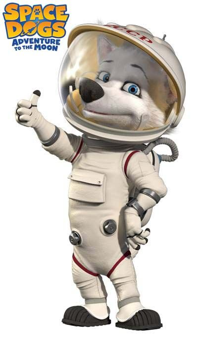 Белка из мультика белка и стрелка в скафандре