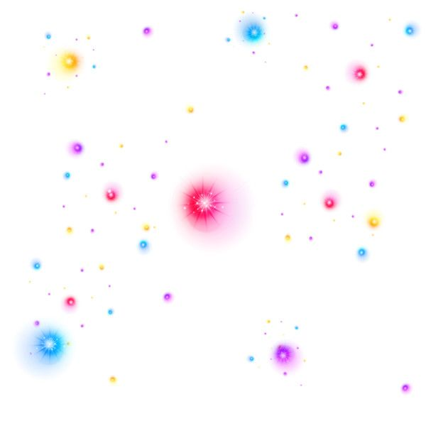 Блестки на прозрачном фоне для фотошопа