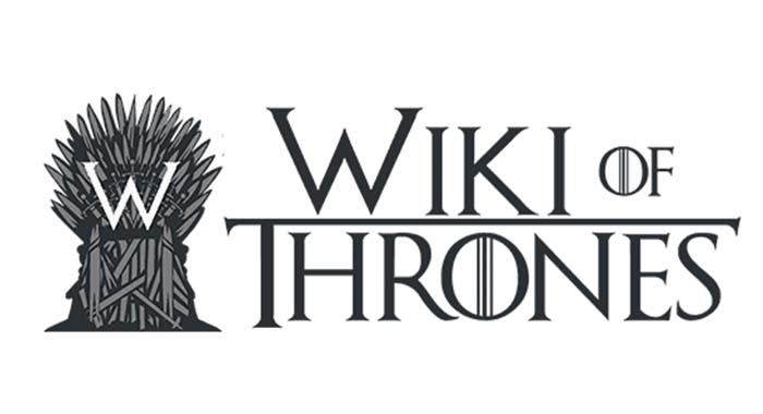 Игра престолов на белом фоне