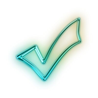 Неоновая галочка