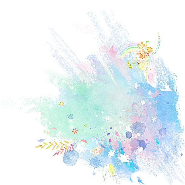 Акварель брызги