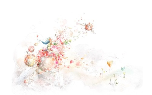 Абстракция в светлых тонах