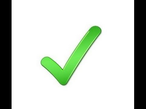 Маленький значок галочка