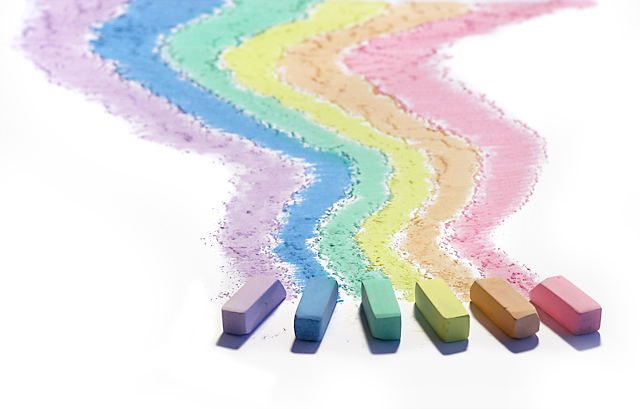 Фон для презентации мелки