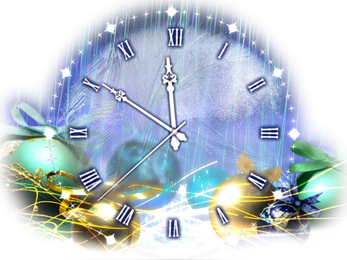 Часы новогодние