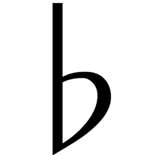 Значок бемоль Скопировать