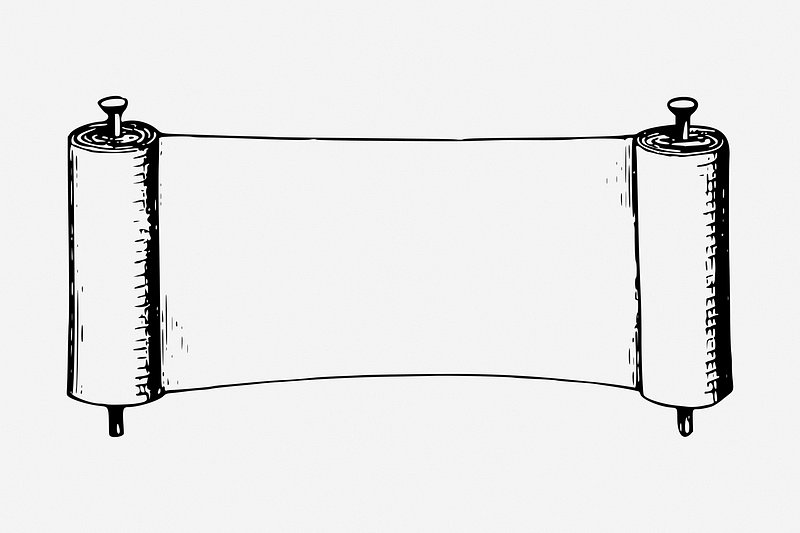 Свиток нарисовать
