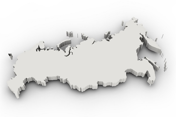 Карта России на прозрачном фоне