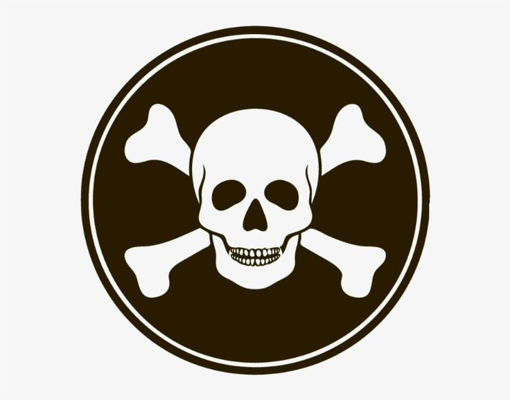 Череп в круге