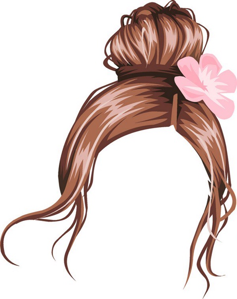 Прическа клипарт