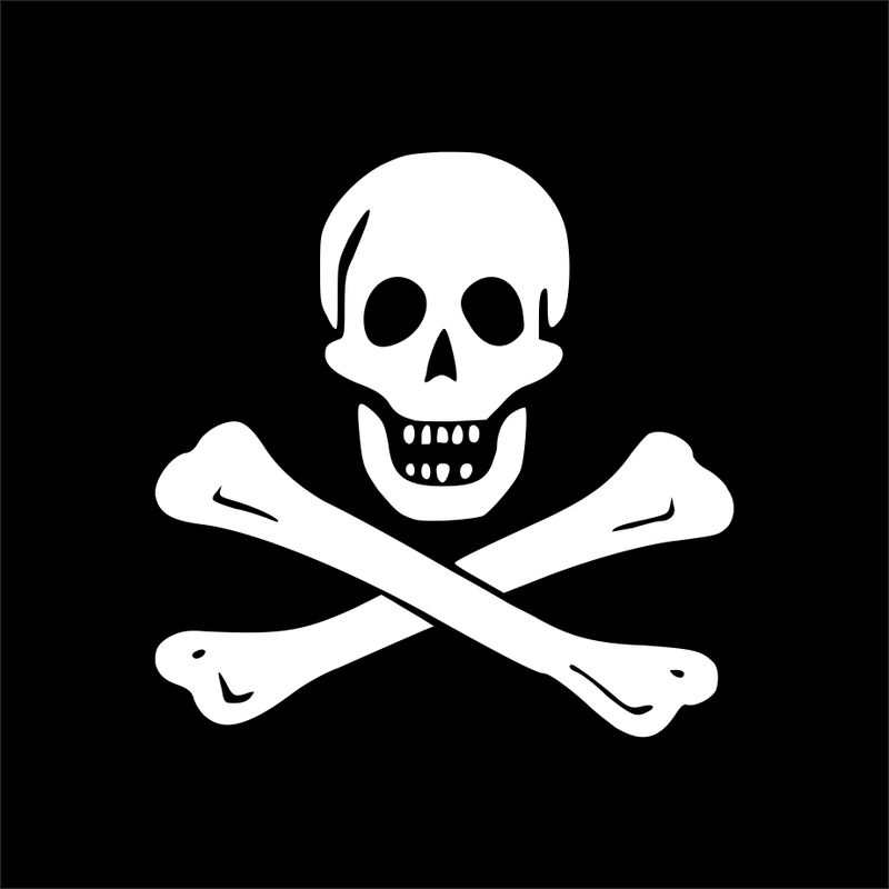 Череп и кости веселый Роджер