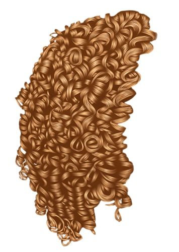 Кудрявые волосы для фотошопа