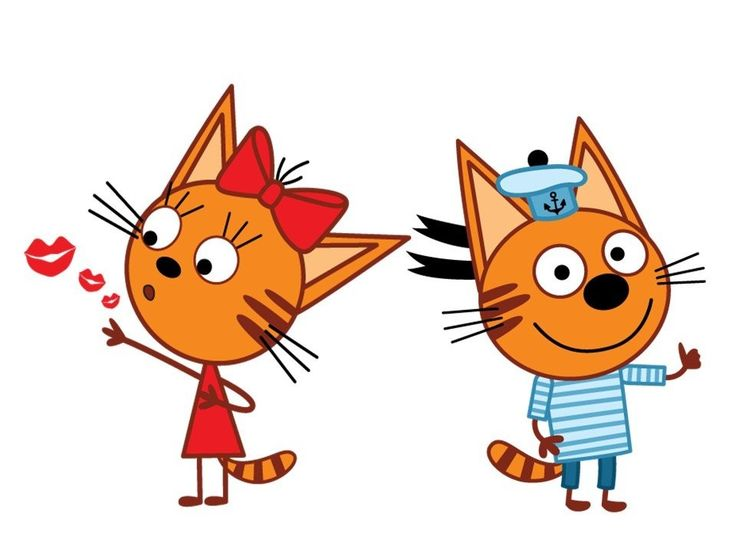 Коржик Карамелька и компот 3 кота