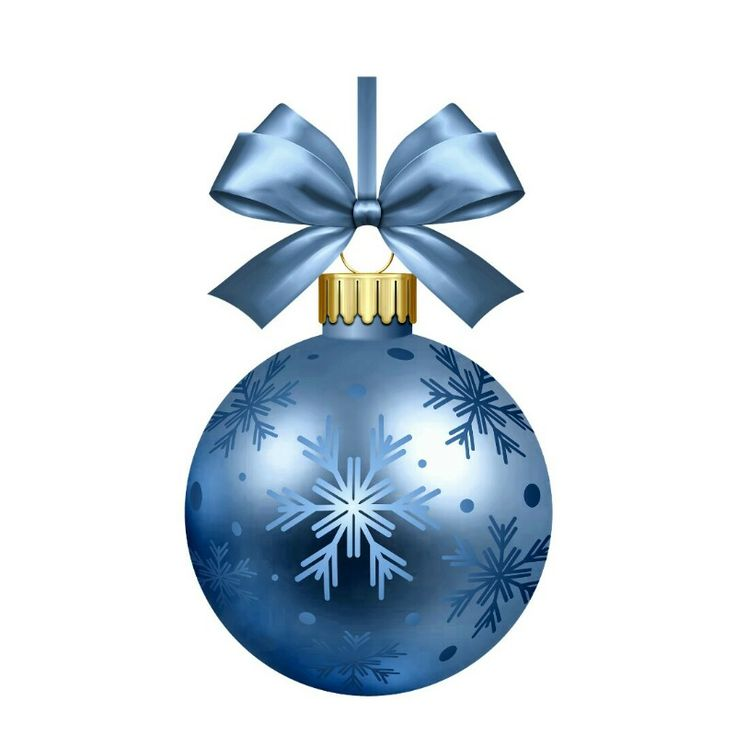 Новогодние шары с бантами