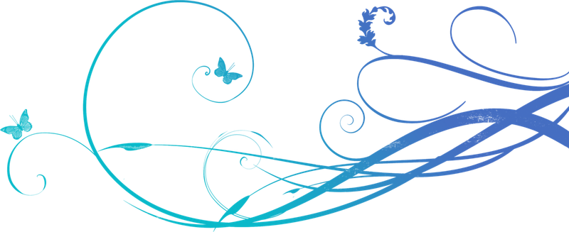 Завитушки синие