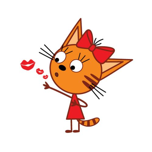 Мультфильм три кота Карамелька