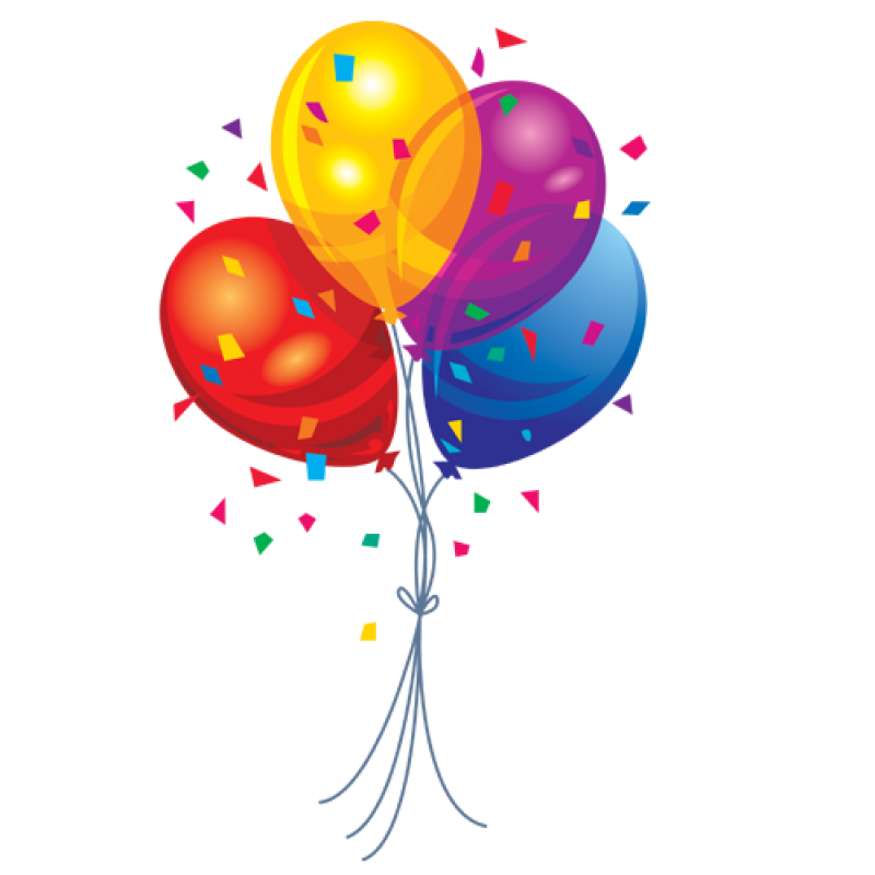 Шары клипарт на прозрачном фоне