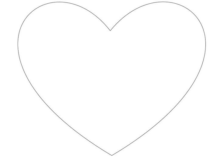Сердечко контур