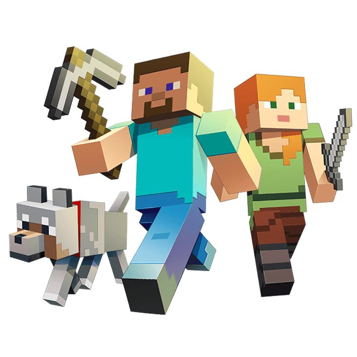 Герои майнкрафт Стив