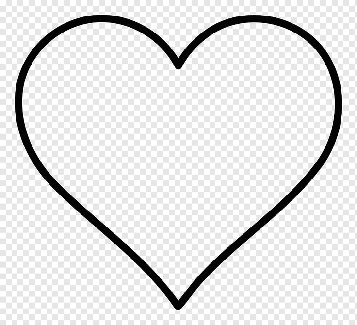 Сердечко шаблон