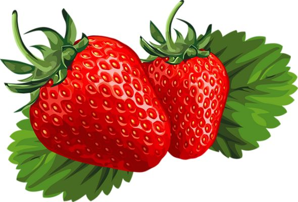Клубника рисунок