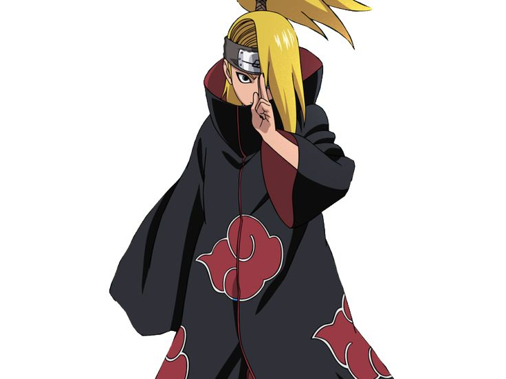 Дейдара Акацуки в полный рост