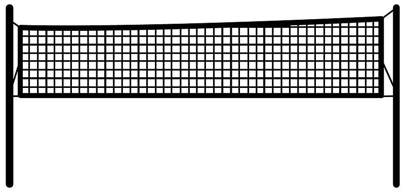 Волейбол сетка вектор