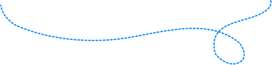 Изогнутый пунктир