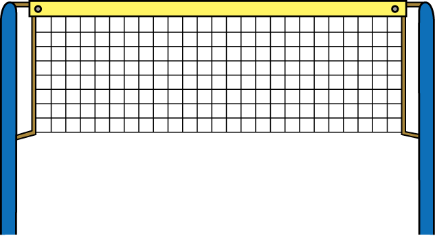 Волейбольная сетка без фона