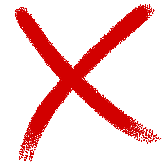 Крестик символ