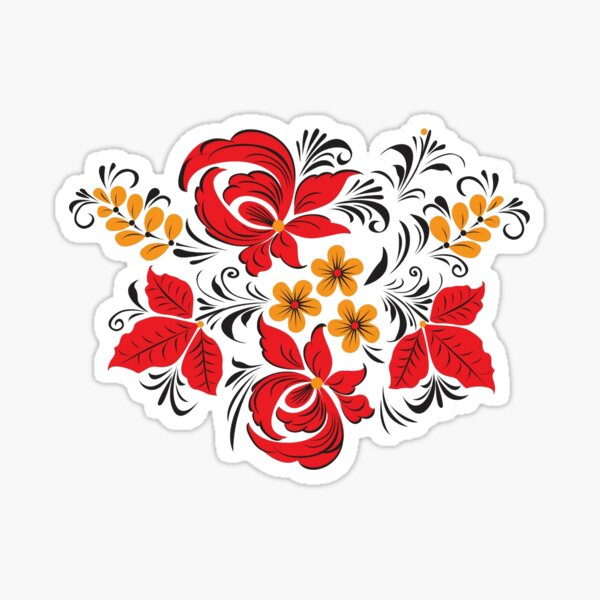 Хохлома цветы