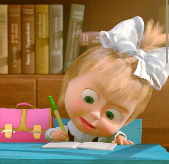 Маша в школе