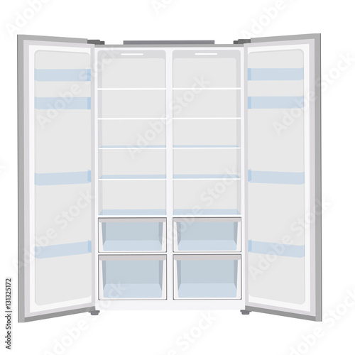 Холодильник открытый пустой для детей