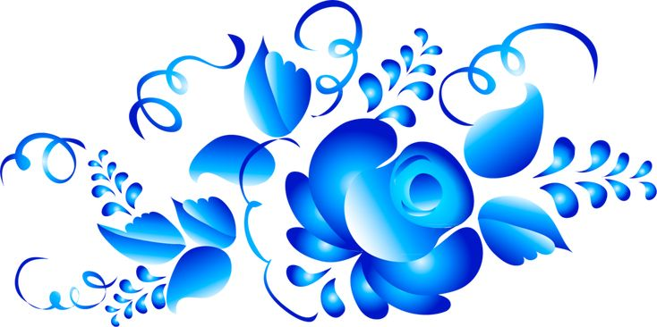 Русская роспись Гжель