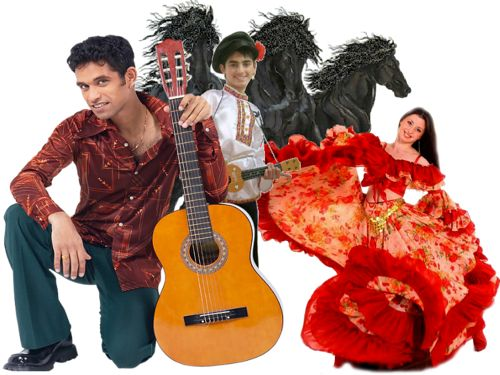 Цыган с гитарой